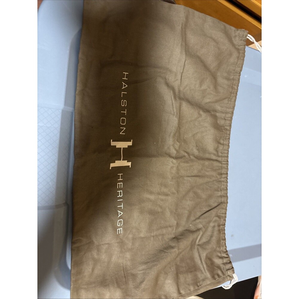 HALSTON HERITAGE Purse  DUST BAG 19” X 11” Draw string Bag Brown